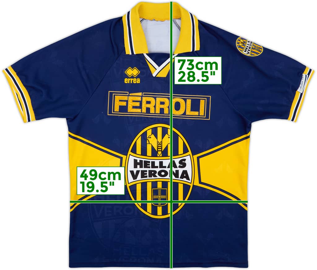 1996-97 Hellas Verona Home Shirt - 8/10 - (M)