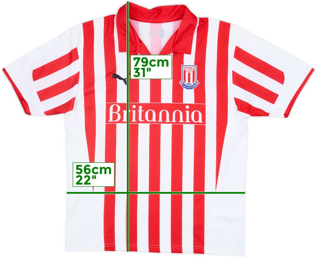 2004-05 Stoke City Home Shirt - 10/10 - (L)