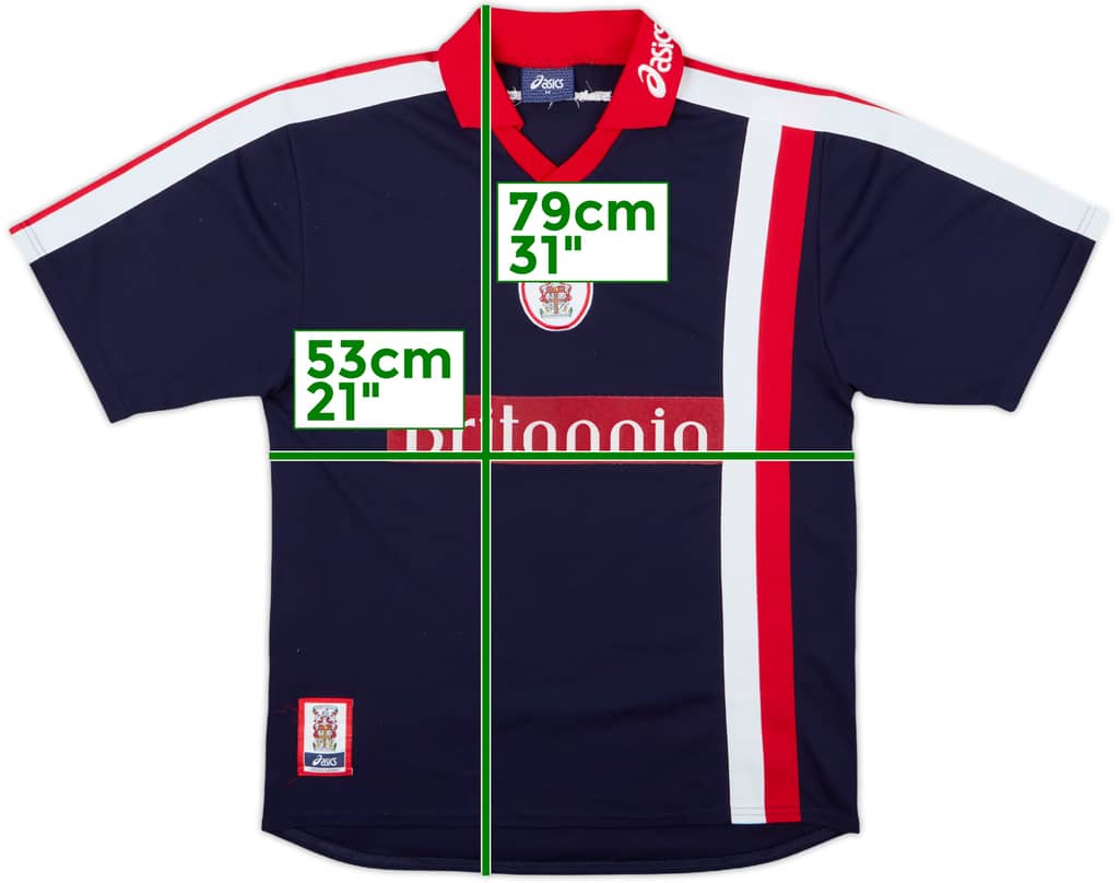 1999-01 Stoke City Away Shirt - 8/10 - (M)