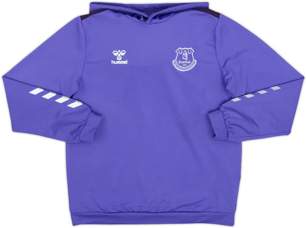2022-23 Everton Hummel Hoodie - 7/10 - (M.Boys)