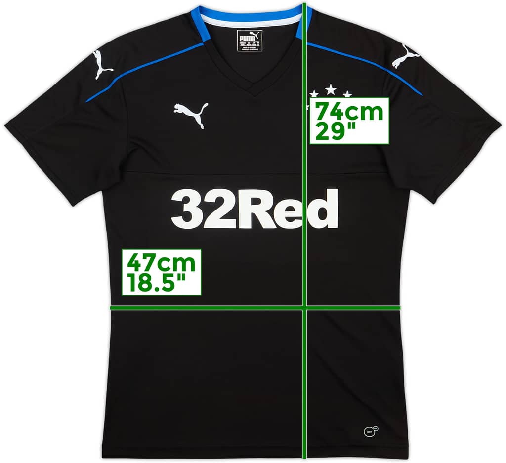 2017-18 Rangers Third Shirt - 9/10 - (XL)