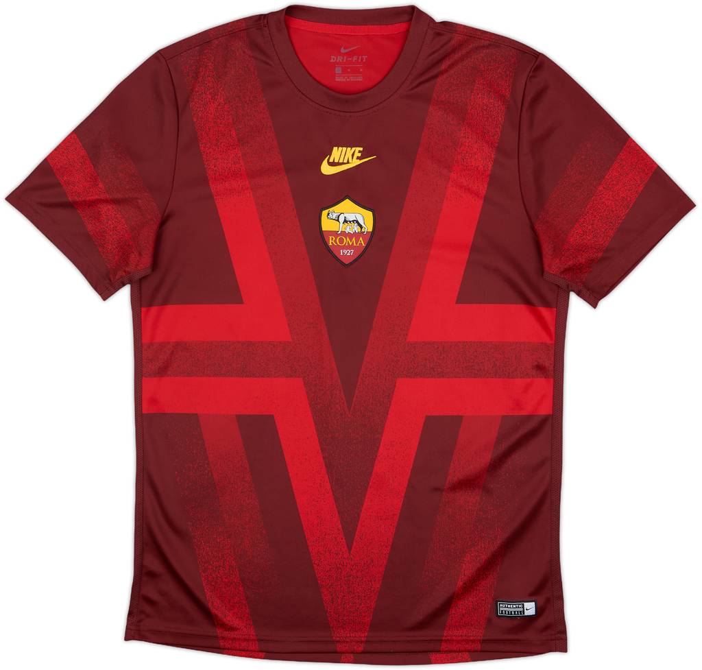 2019-20 Roma Nike Pre Match Shirt - 9/10 - (M)