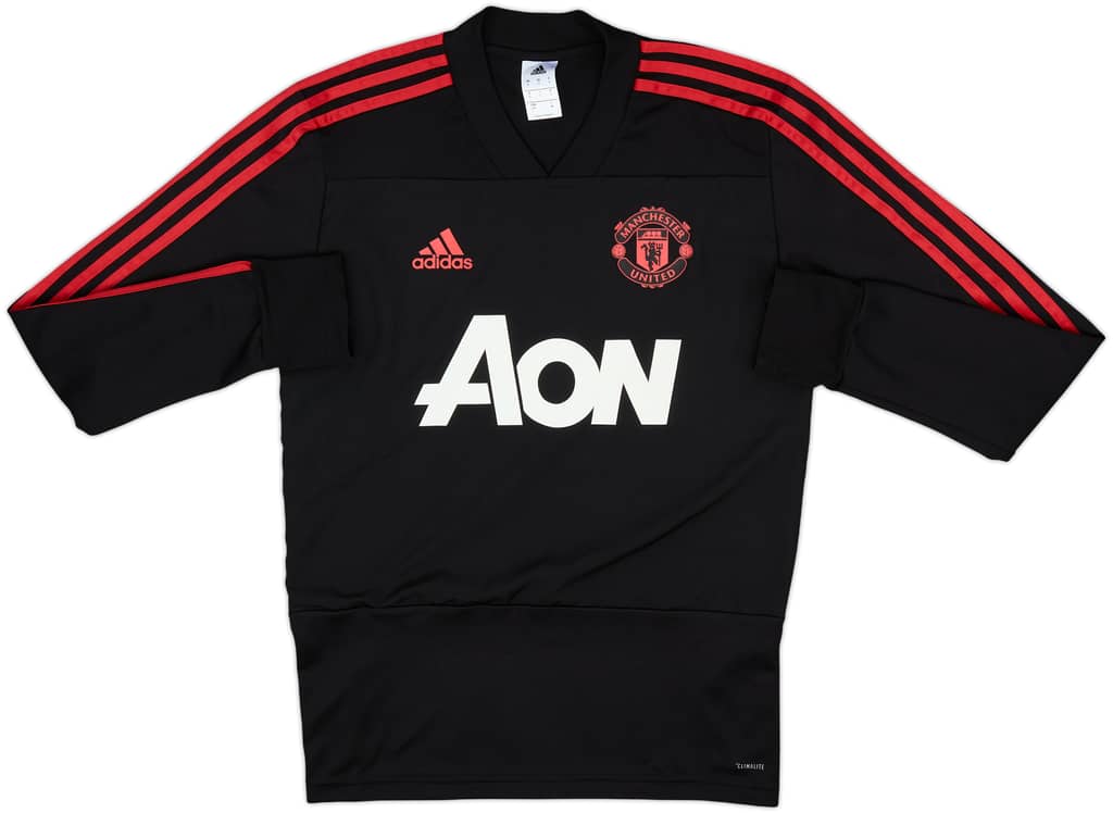 2018-19 Manchester United adidas Sweat Top - 7/10 - (S)