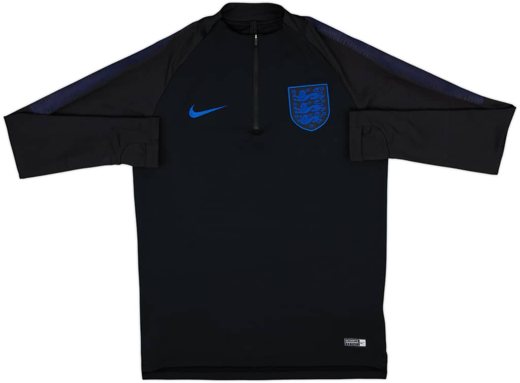 2018-19 England Nike 1/4 Zip Drill Top - 8/10 - (M)