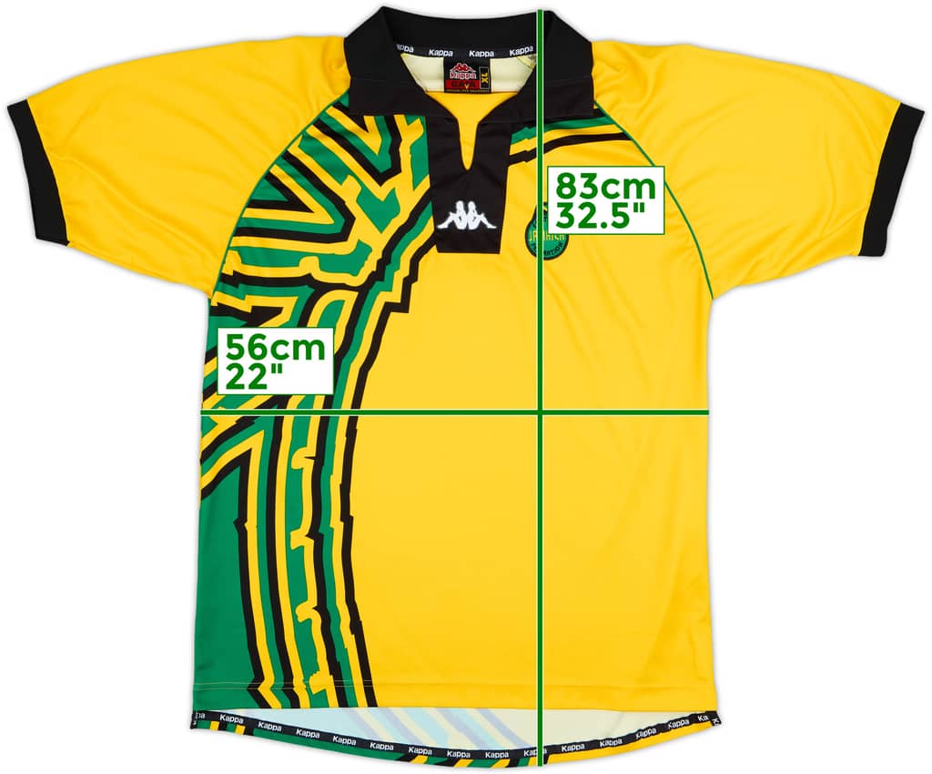 1998-00 Jamaica Home Shirt - 8/10 - (XL)