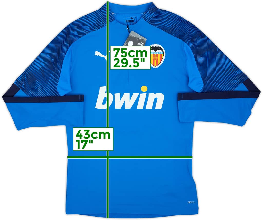 2018-19 Valencia Puma 1/4 Zip Training Top (S)