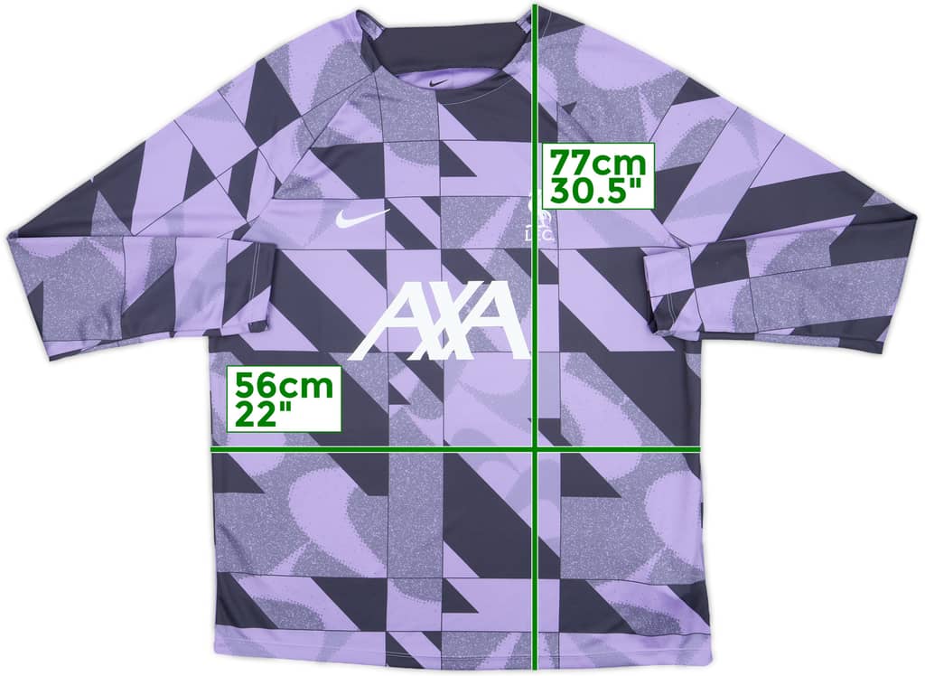 2023-24 Liverpool Nike Training L/S Shirt - 8/10 - (XL)