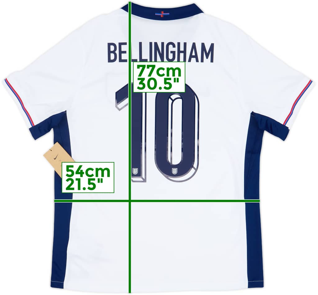 2024-25 England Home Shirt Bellingham #10 (L)