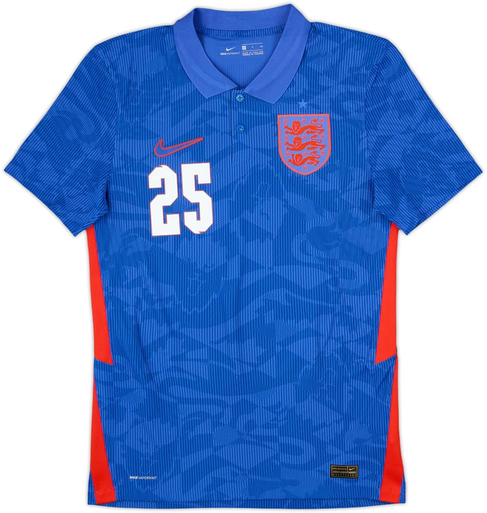 2020-21 England Authentic Away Shirt Saka #25 - 9/10 - (S)