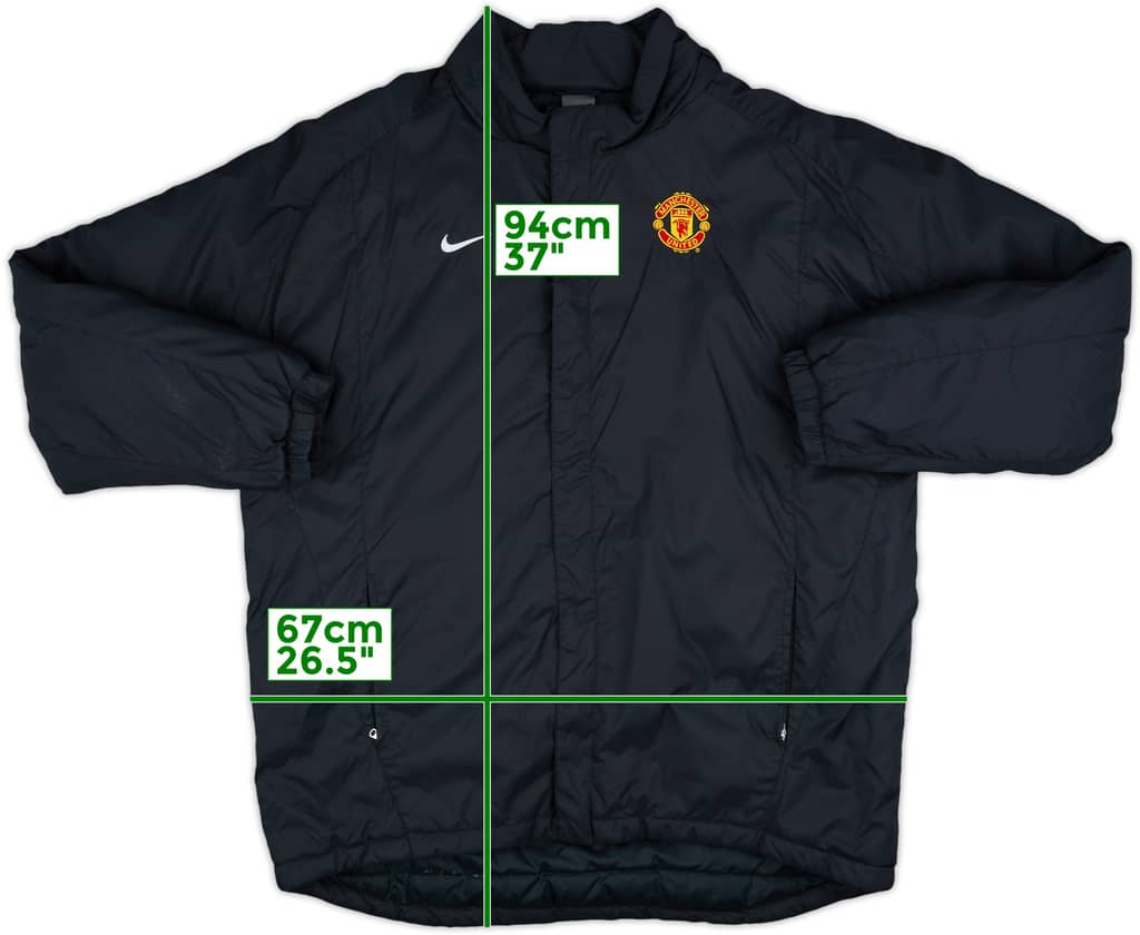 2002-03 Manchester United Nike Padded Bench Coat - 8/10 - (L)