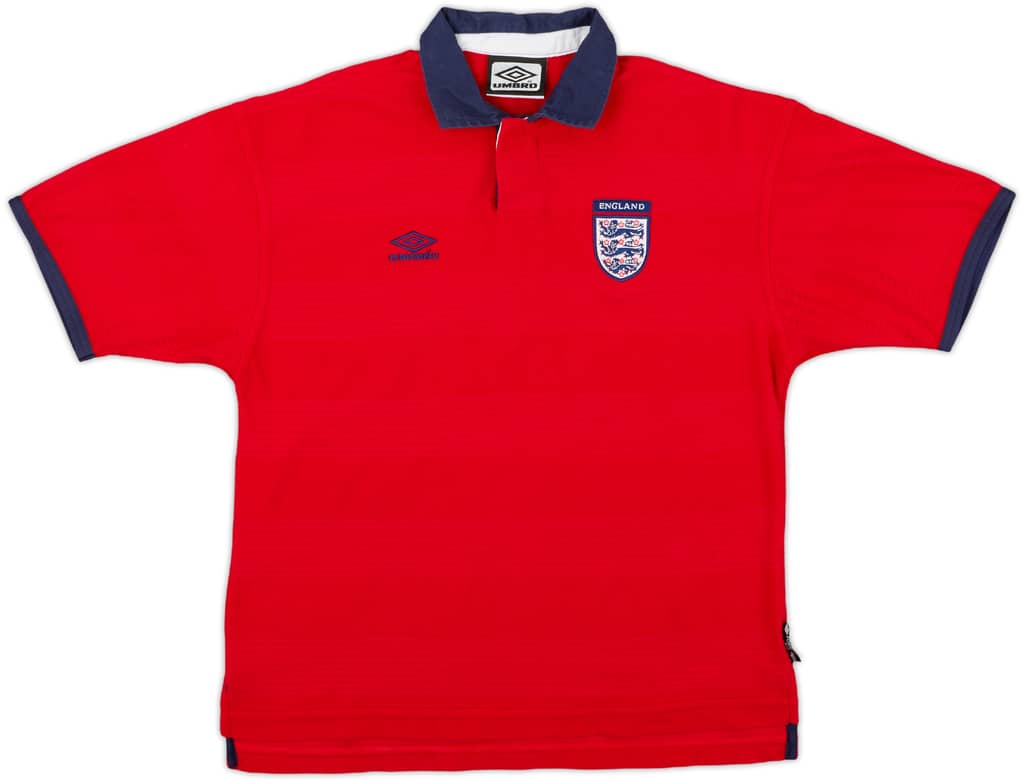 1999-01 England Away Shirt - 8/10 - (M.Boys)