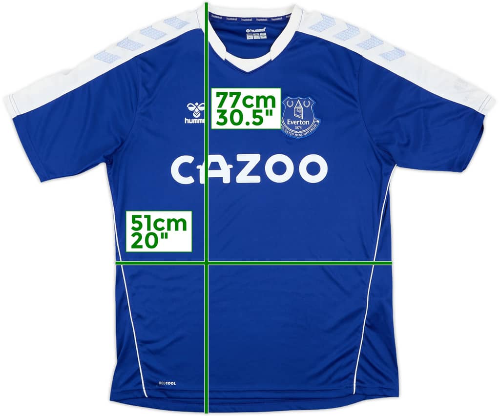2021-22 Everton Hummel Training Shirt - 6/10 - (XL)