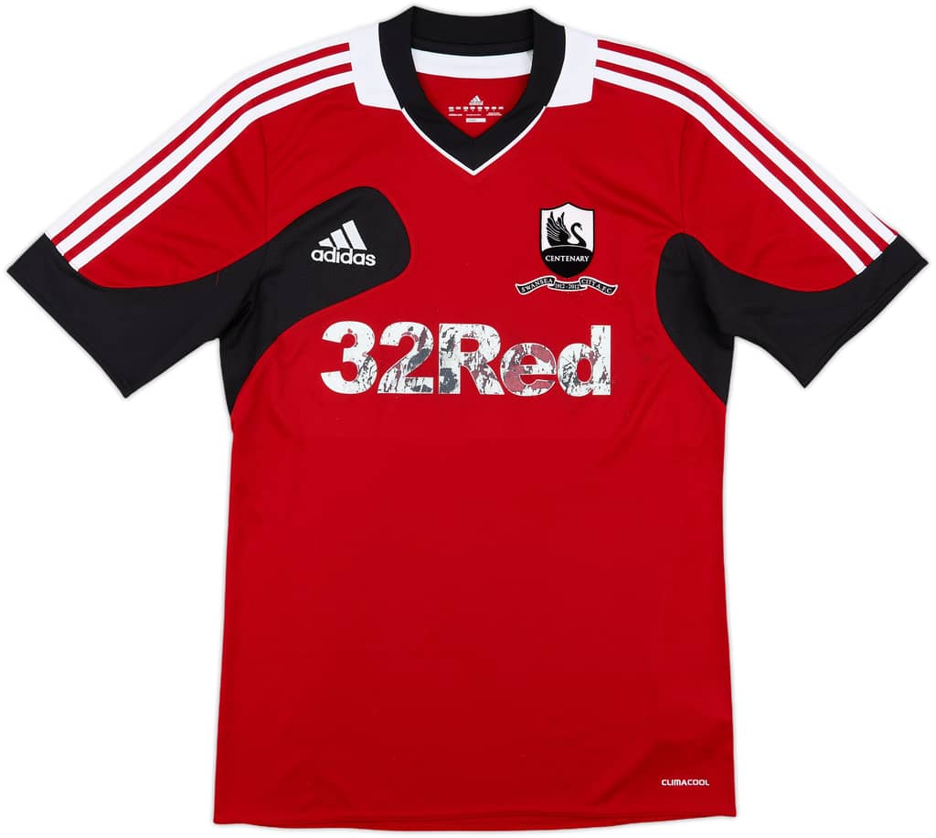 2012-13 Swansea adidas Training Shirt - 4/10 - (M)