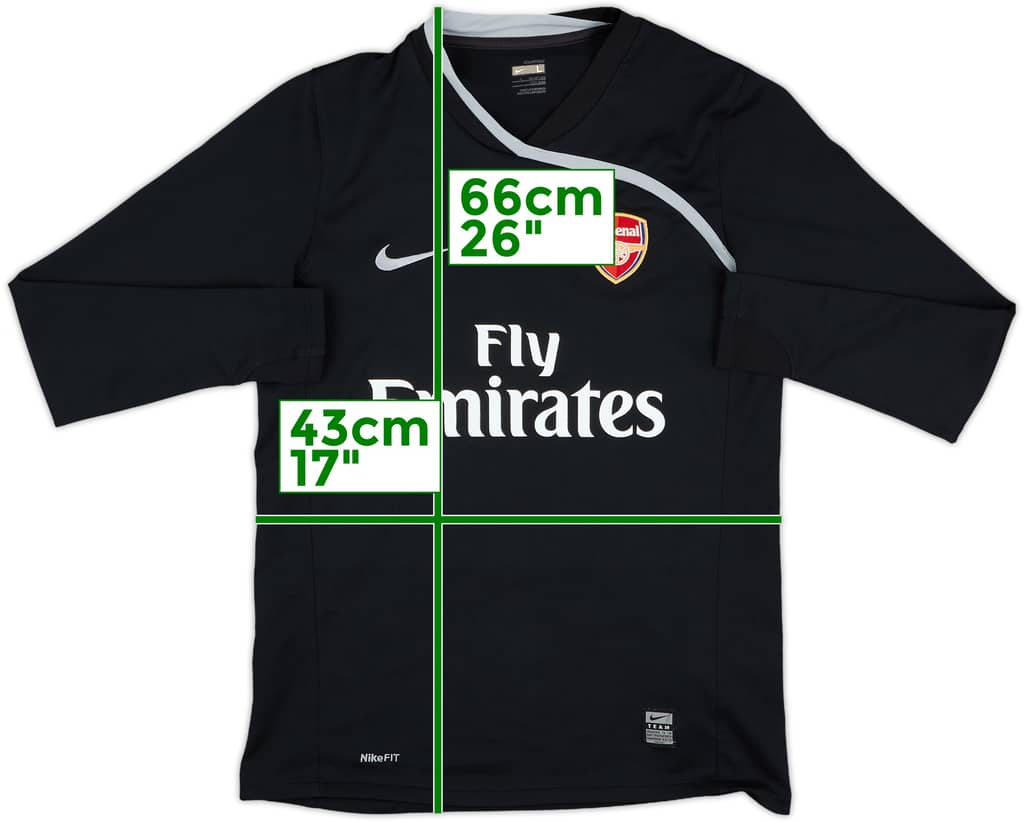 2008-09 Arsenal GK Shirt - 10/10 - (L.Boys)