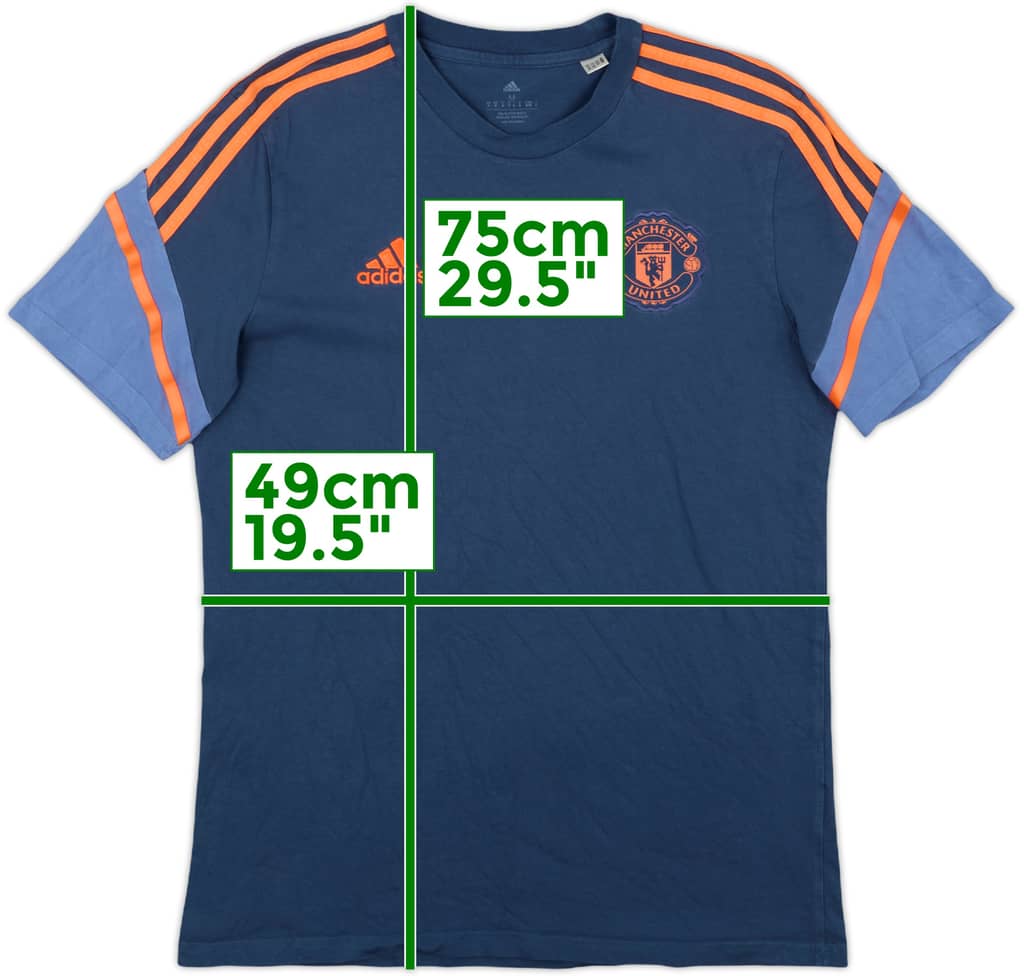 2022-23 Manchester United adidas Cotton Tee - 9/10 - (M)