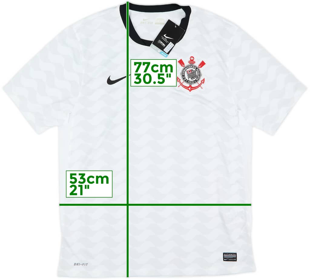 2012-13 Corinthians Home Shirt (L)