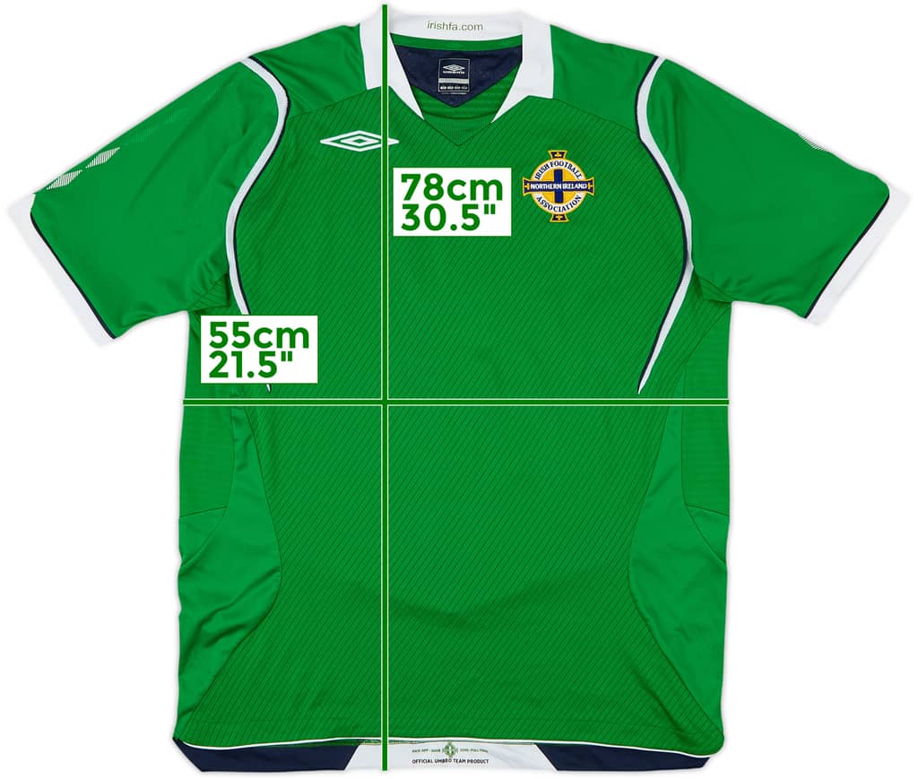 2008-10 Northern Ireland Home Shirt - 8/10 - (L)