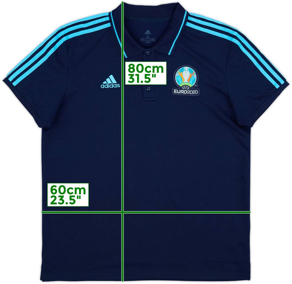 2020 adidas Euros Polo Shirt - 10/10 - (XL)