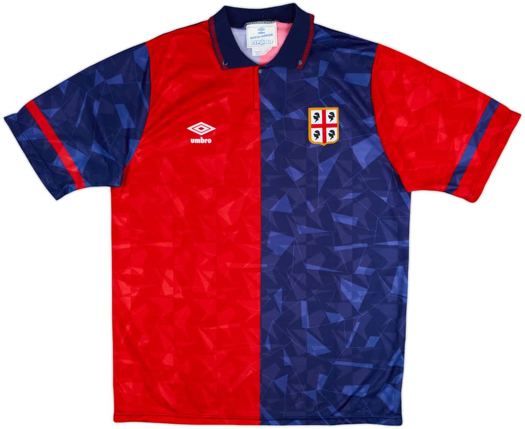1990-93 Cagliari Home Shirt - 10/10 - (L)