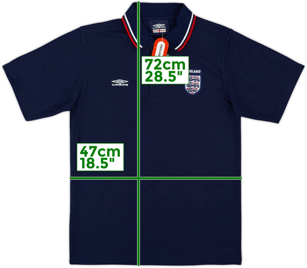 2002-04 England Umbro Polo Shirt (S)