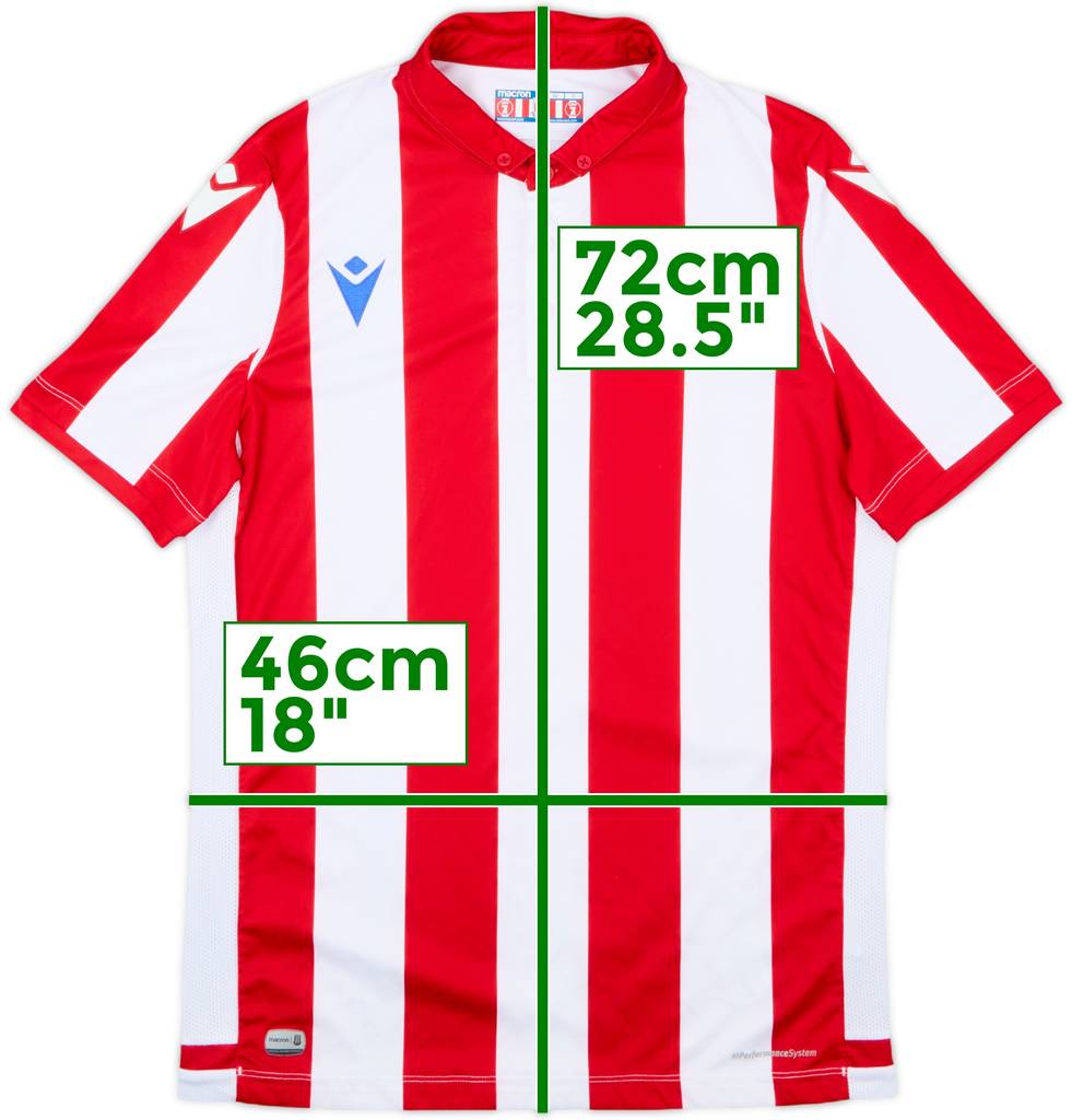 2019-20 Stoke City Home Shirt - 8/10 - (S)