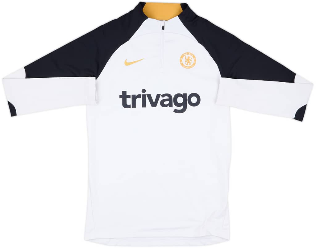 2023-24 Chelsea Nike 1/4 Zip Drill Top - 8/10 - (S)