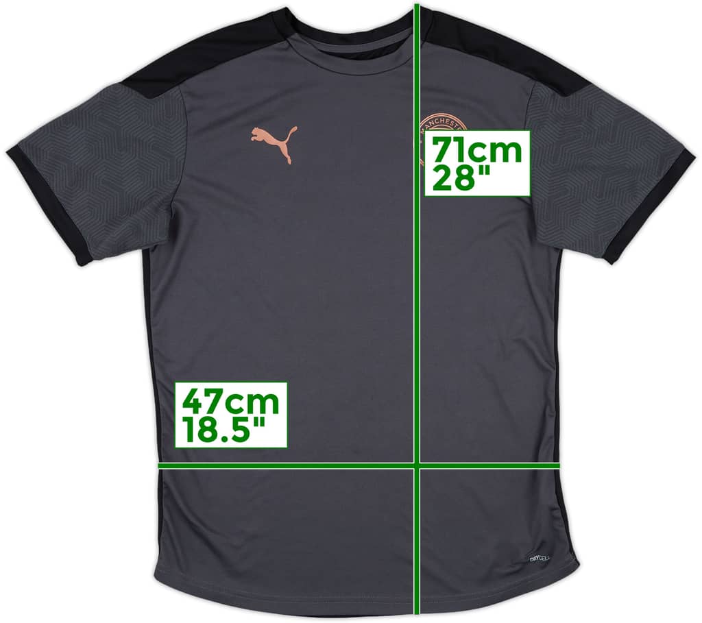 2020-21 Manchester City Puma Training Shirt - 10/10 - (L)