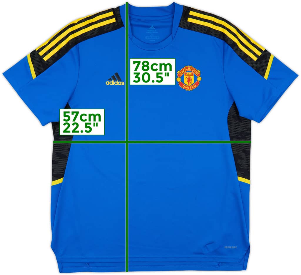 2021-22 Manchester United adidas Training Shirt - 9/10 - (XL)