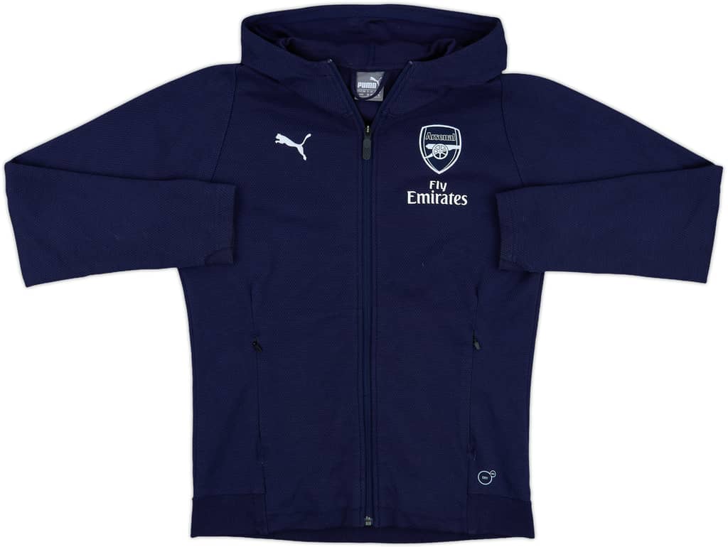 2017-18 Arsenal Puma Hooded Track Jacket - 8/10 - (Women's M)