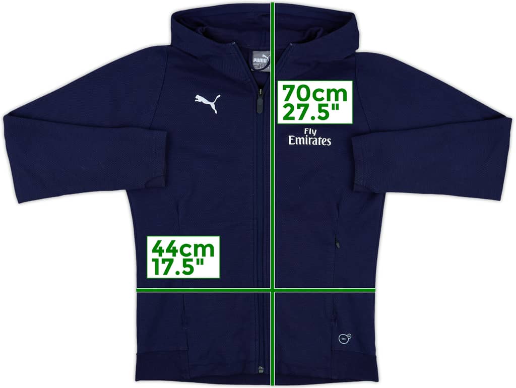 2017-18 Arsenal Puma Hooded Track Jacket - 8/10 - (Women's M)