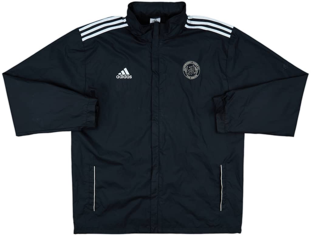 2014-15 Aldershot Town adidas Hooded Rain Jacket - 8/10 - (XXL)