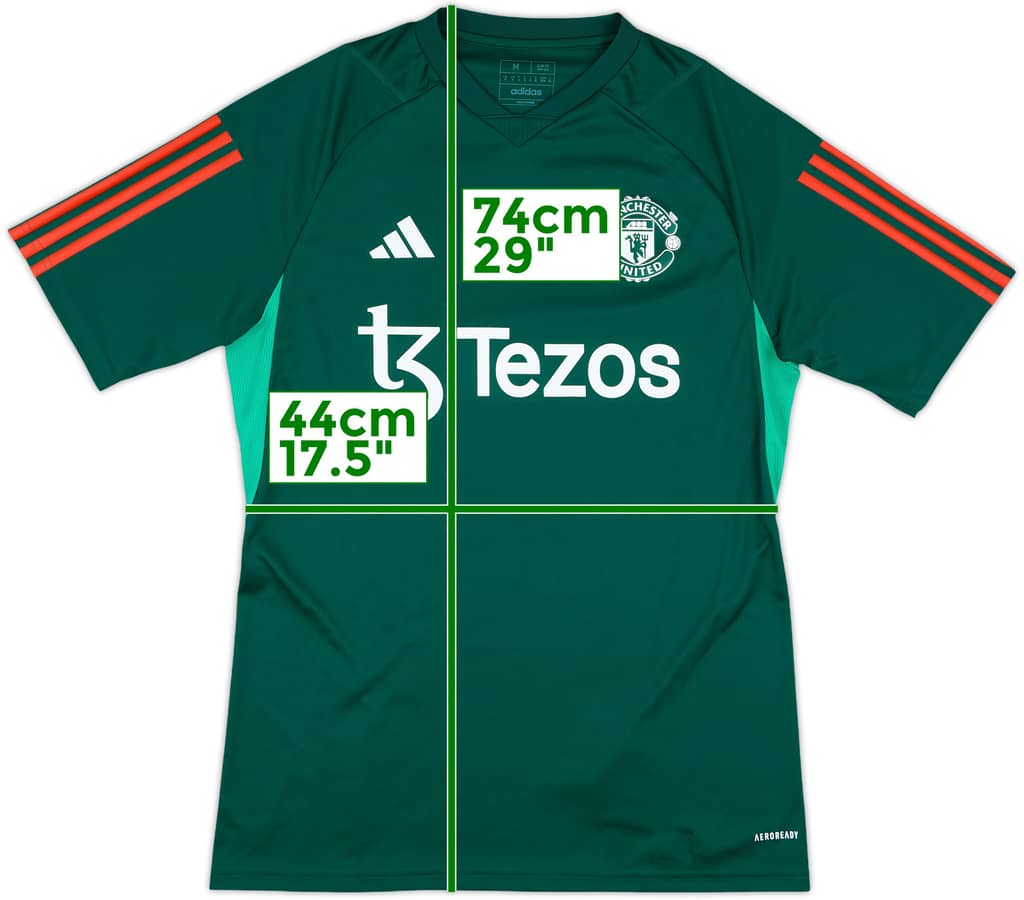 2023-24 Manchester United adidas Training Shirt - 10/10 - (M)