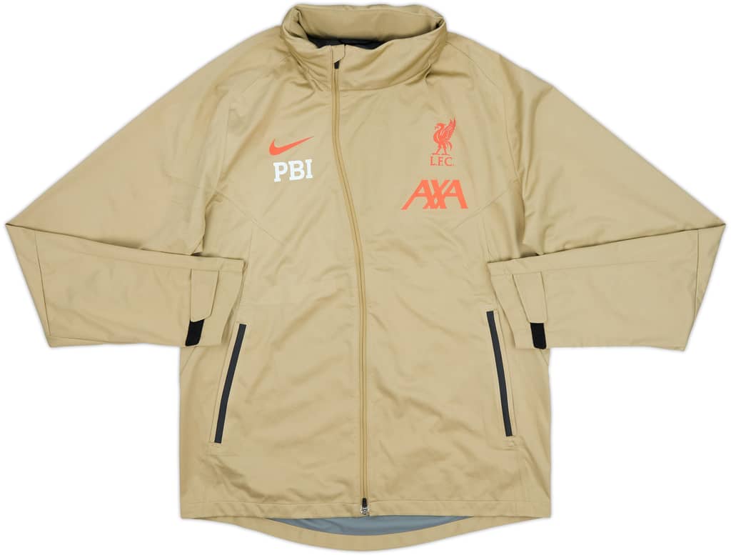 2021-22 Liverpool Staff Issue Nike Hooded Rain Jacket 'PBI' - 10/10 - (M)