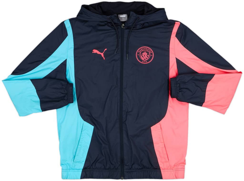 2023-24 Manchester City Puma Hooded Track Jacket - 7/10 - (M)