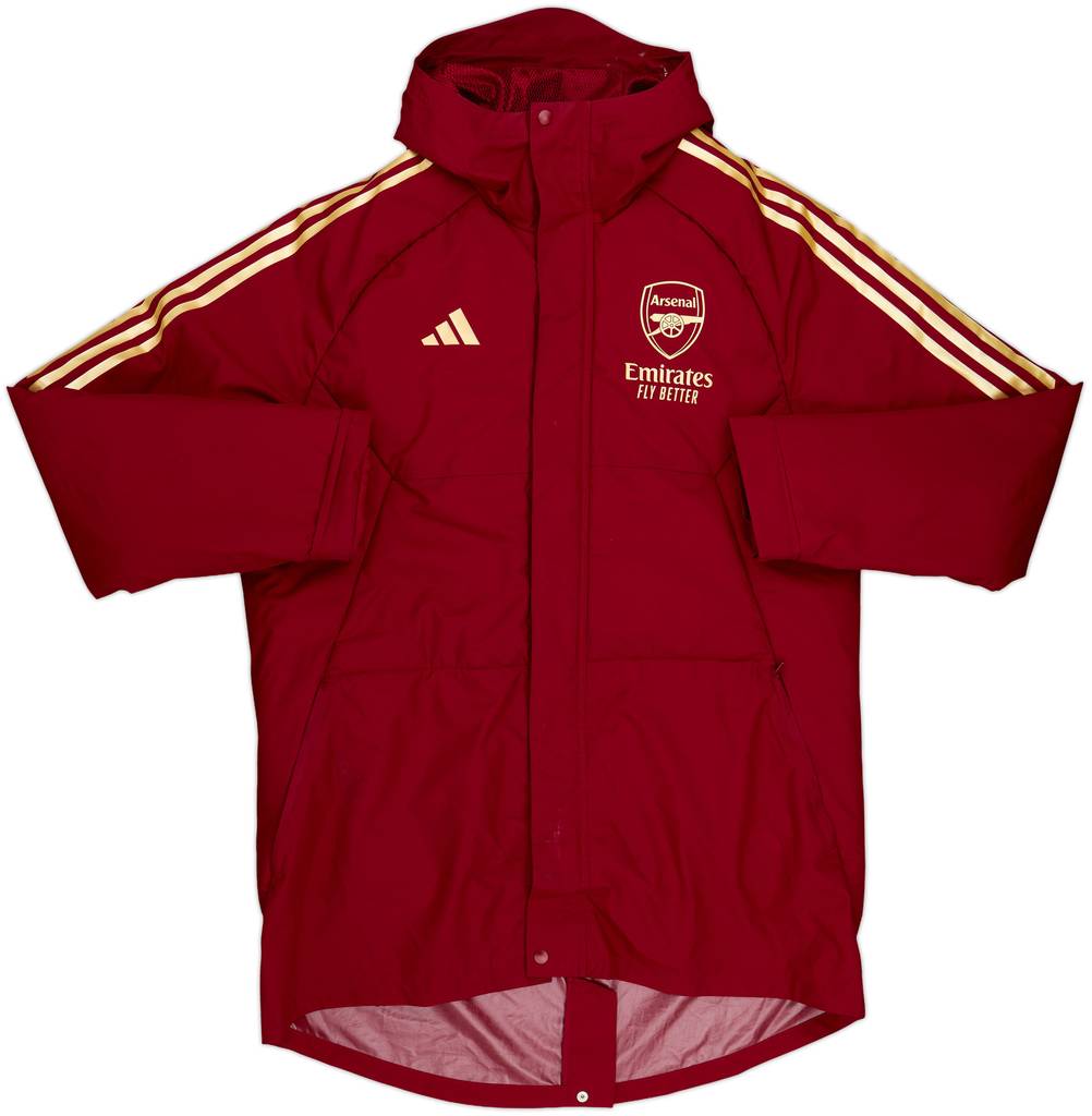 2023-24 Arsenal adidas Padded Bench Coat - 6/10 - (L)