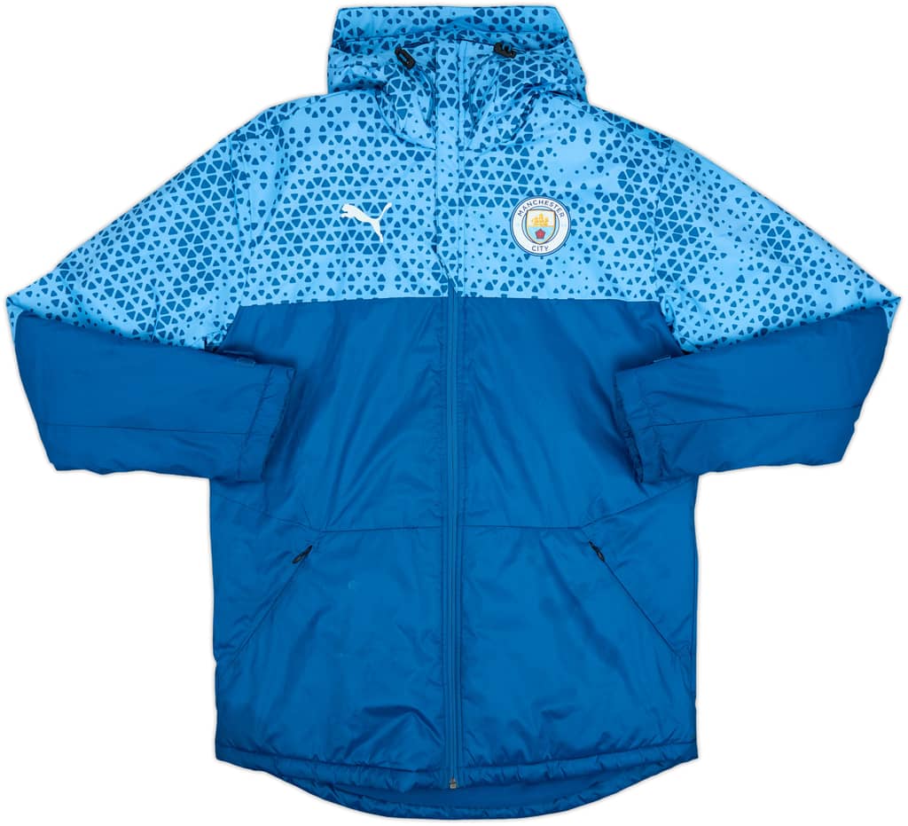 2022-23 Manchester City Puma Padded Bench Coat - 8/10 - (M)