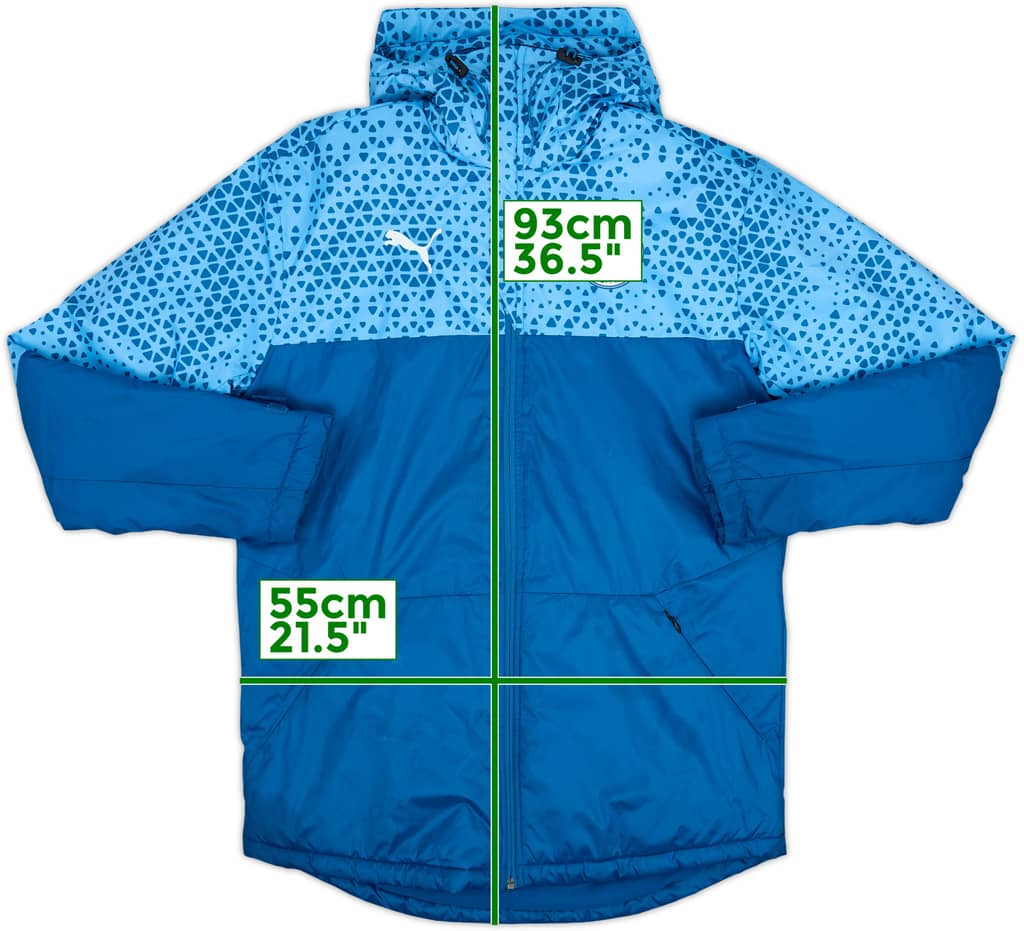 2022-23 Manchester City Puma Padded Bench Coat - 8/10 - (M)