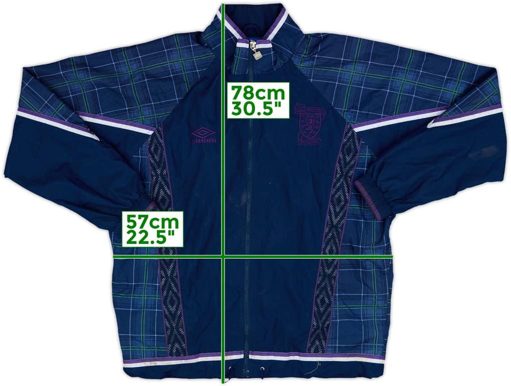 1994-96 Scotland Umbro Track Jacket - 8/10 - (XS)