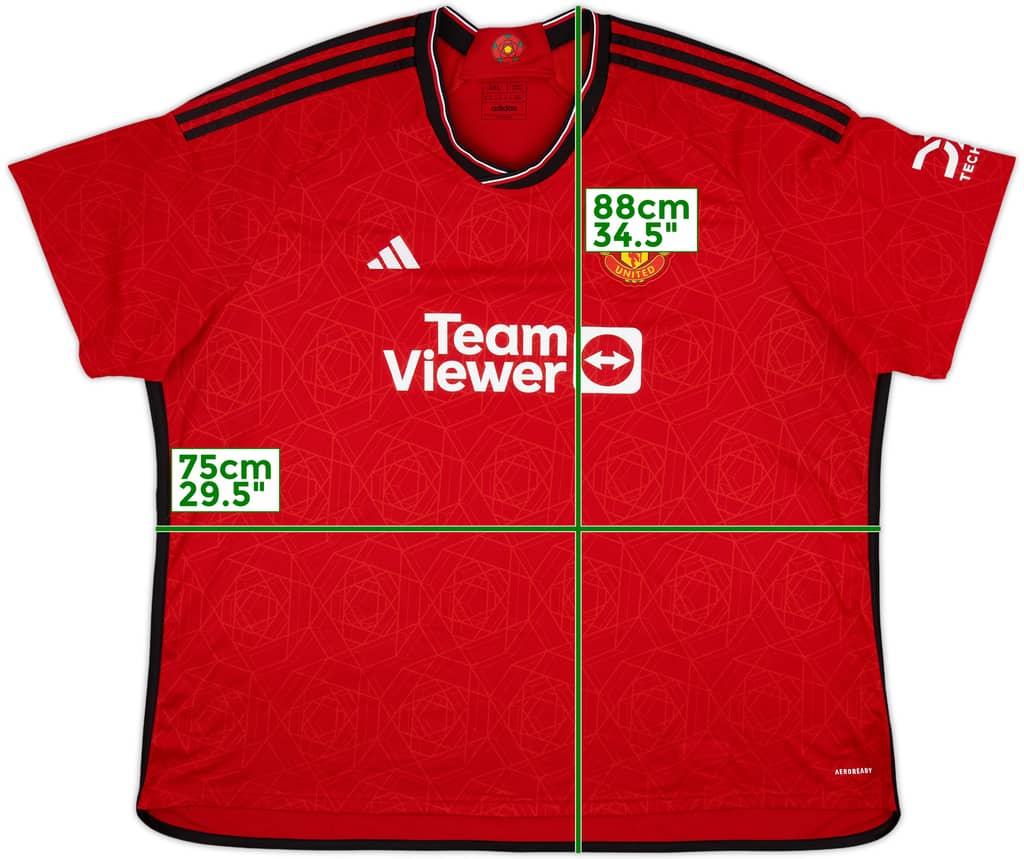 2023-24 Manchester United Home Shirt - 5/10 - (4XL)