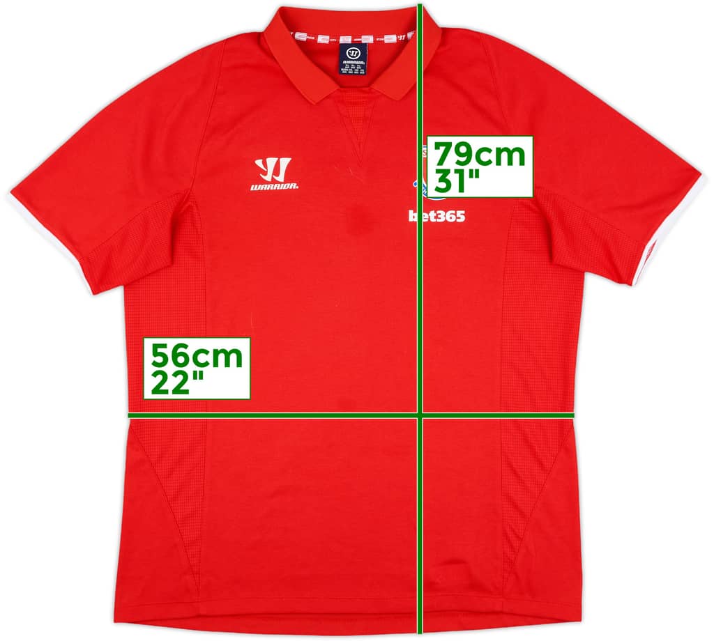 2014-15 Stoke City Warrior Polo Shirt - 7/10 - (XL)