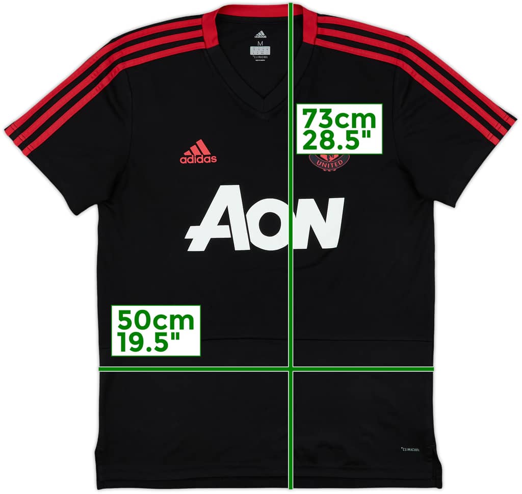 2018-19 Manchester United adidas Training Shirt - 9/10 - (M)