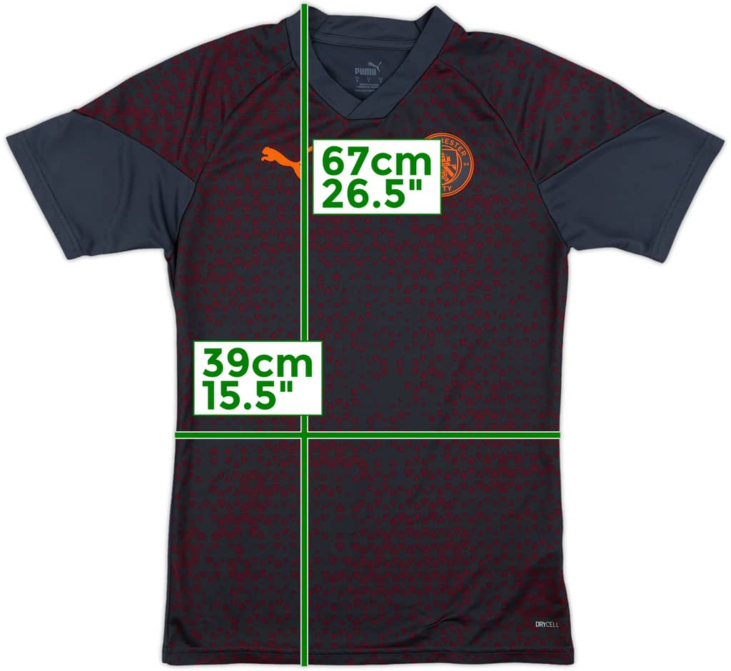 2022-23 Manchester City Puma Training Shirt - 9/10 - (S)