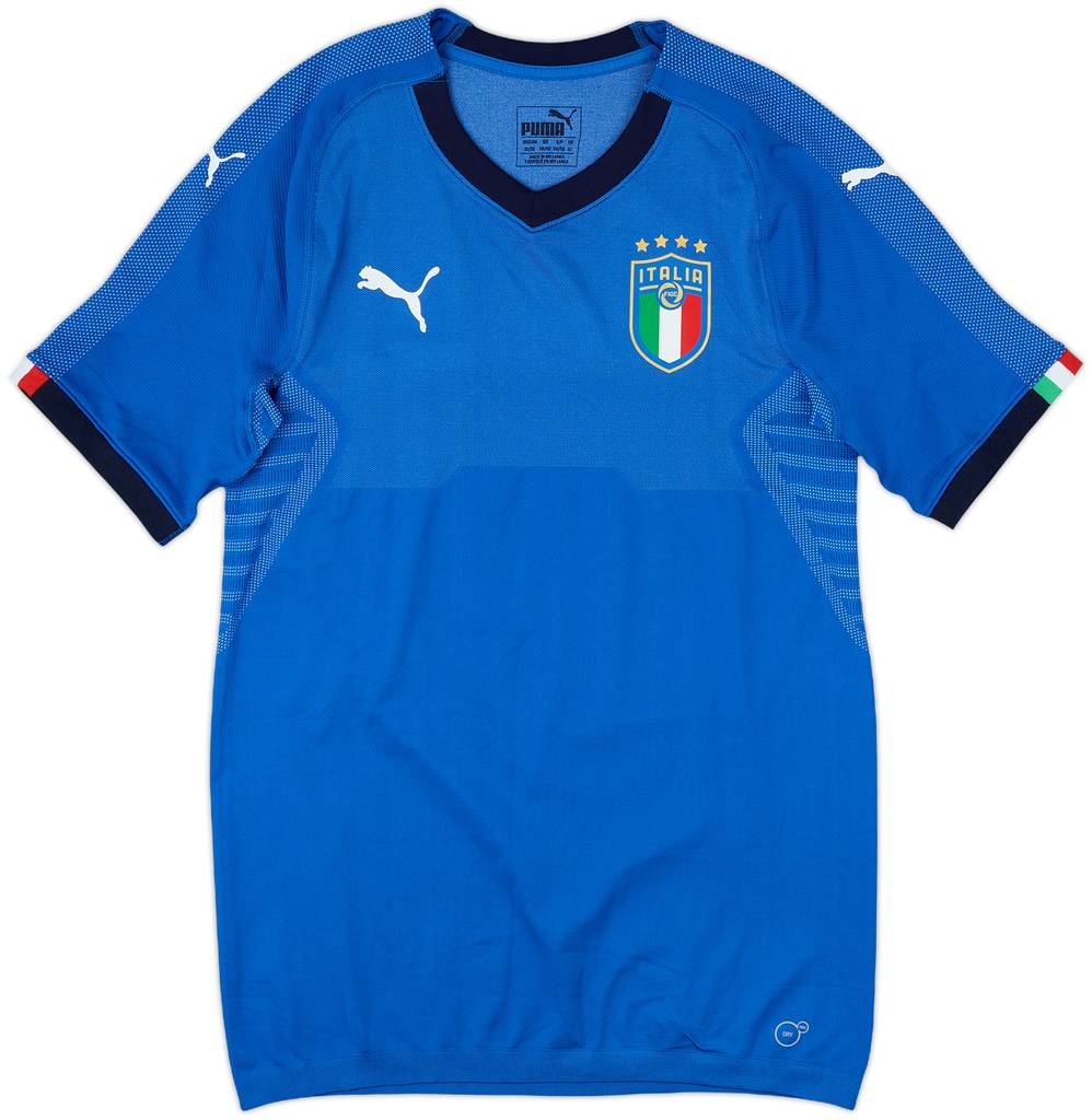 2018-19 Italy Authentic Home Shirt - 9/10 - (XL)