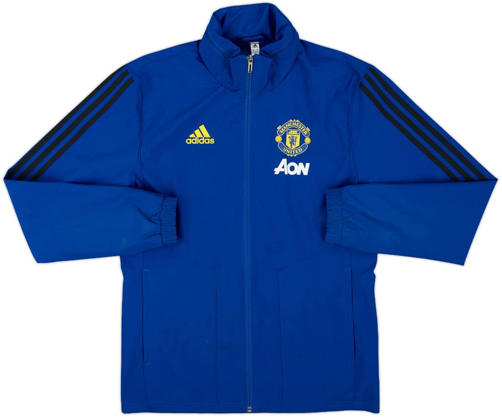 2019-20 Manchester United adidas Hooded Rain Jacket - 7/10 - (S)