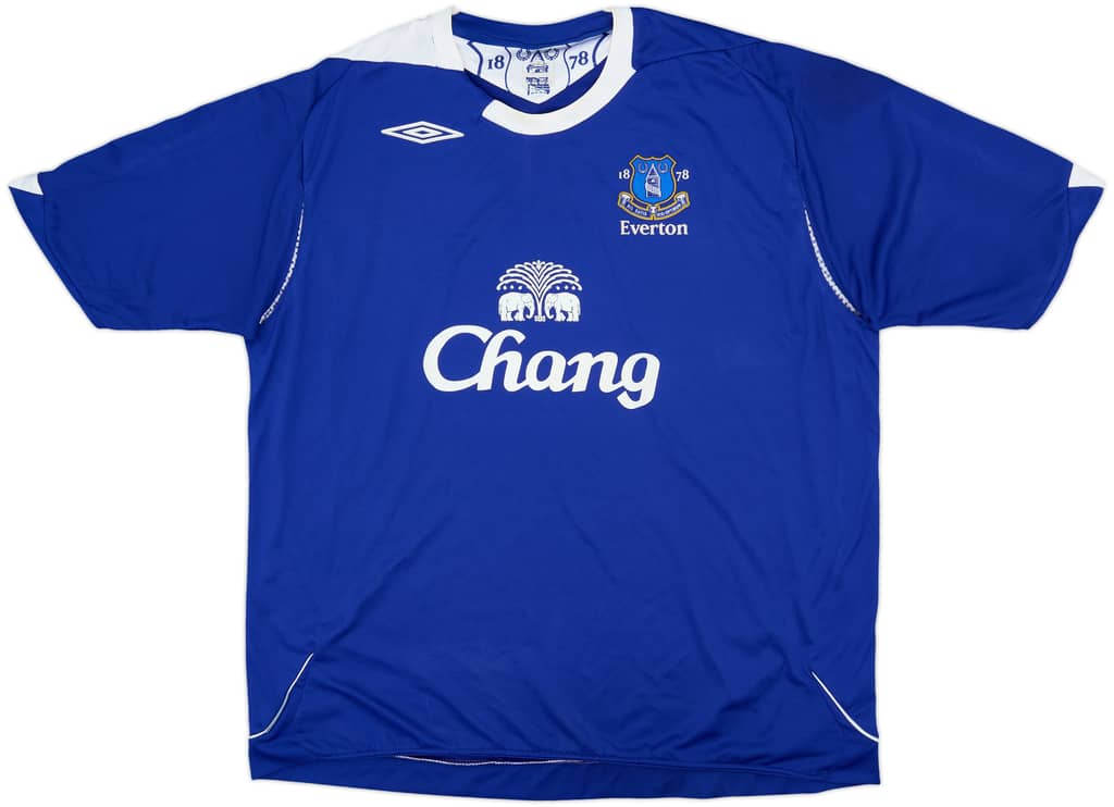 2007-08 Everton Home Shirt - 5/10 - (XXL)