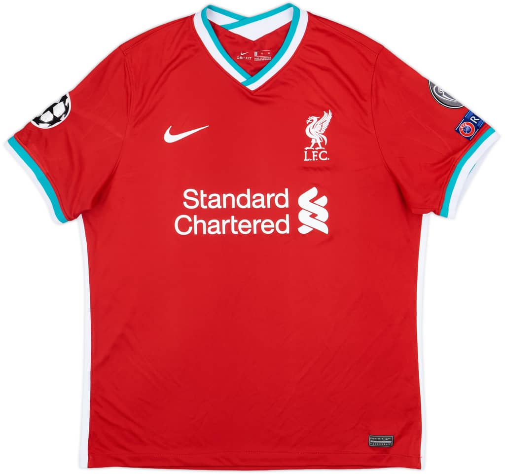 2020-21 Liverpool Home Shirt - 9/10 - (XL)