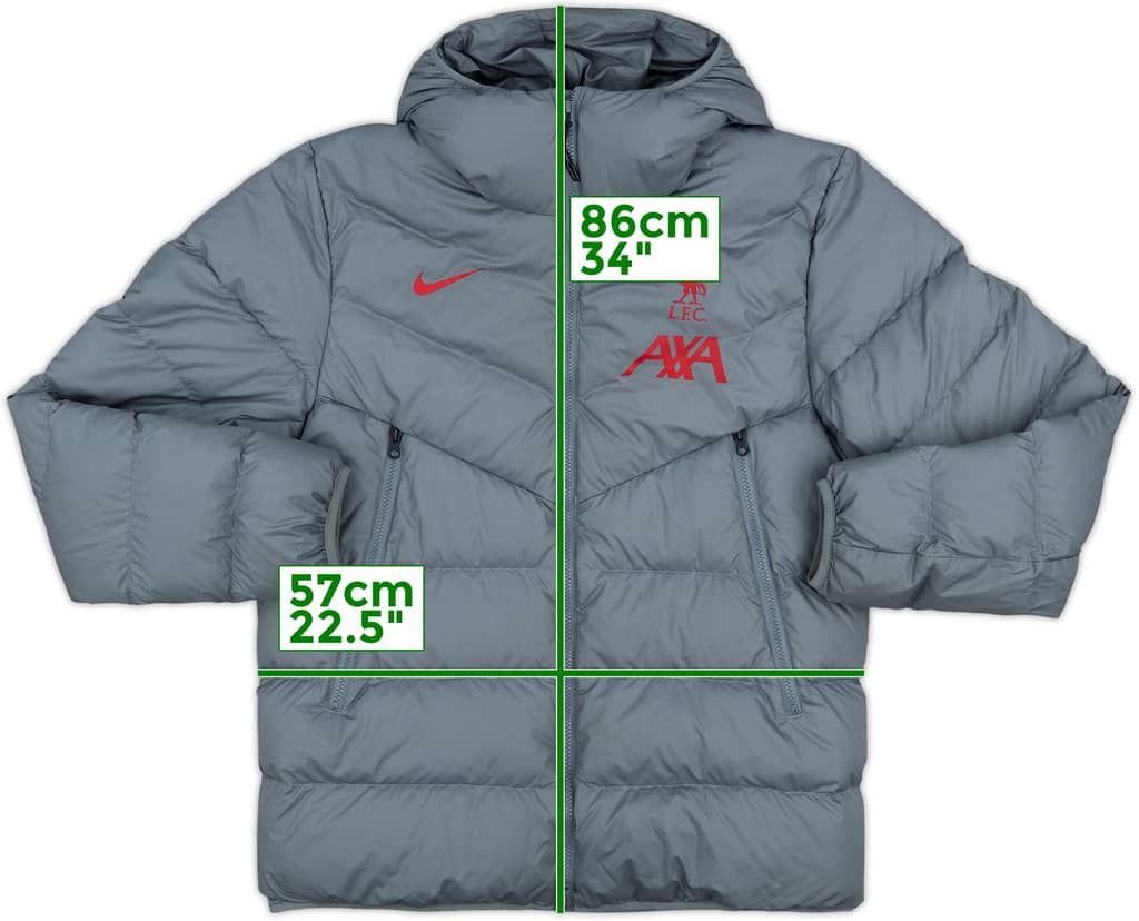 2020-21 Liverpool Nike Padded Bench Coat - 8/10 - (L)