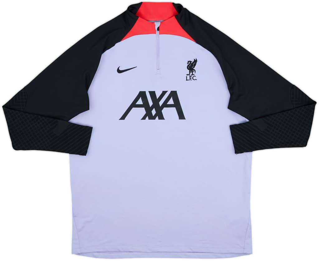 2022-23 Liverpool Nike 1/4 Zip Sweat Top - 10/10 - (XL)