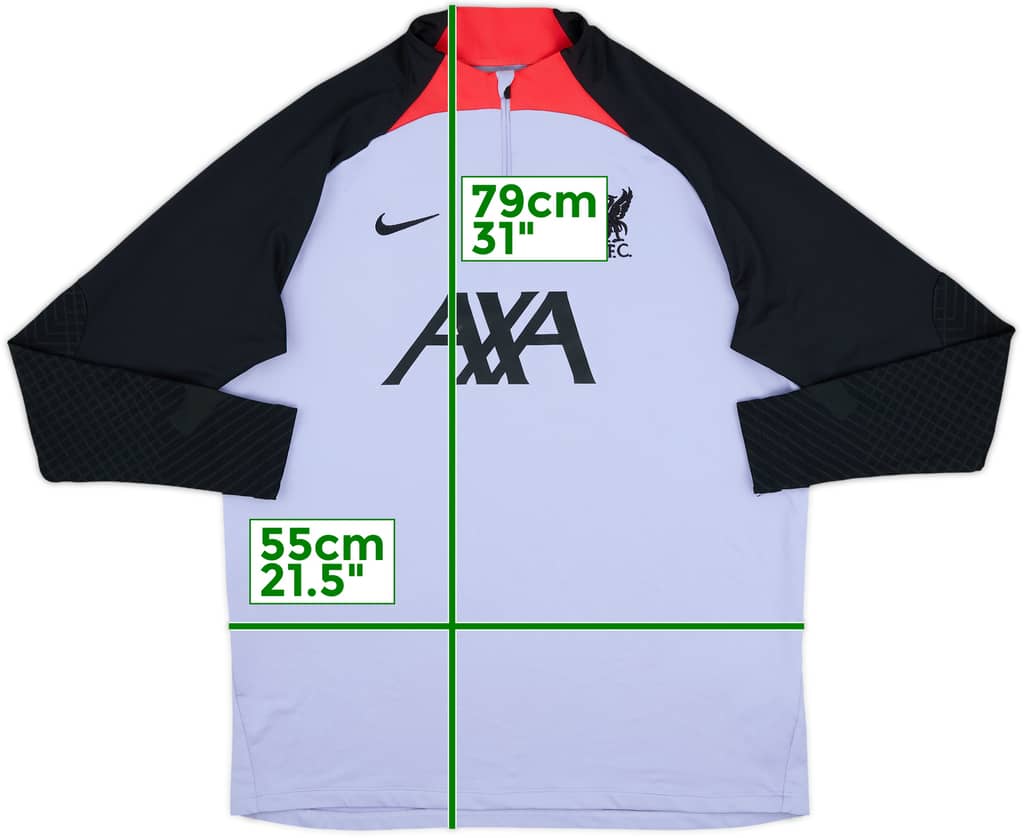 2022-23 Liverpool Nike 1/4 Zip Sweat Top - 10/10 - (XL)