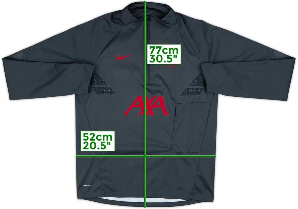 2020-21 Liverpool Nike Strike Elite 1/4 Zip Drill Top - 10/10 - (M)